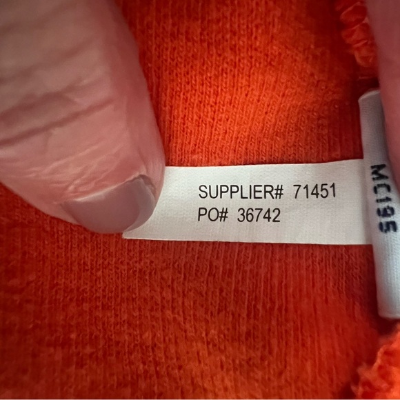 Polo Ralph Lauren 🐎 Orange 🍊 Quarter-Zip Pullover - XL - Picture 5 of 6